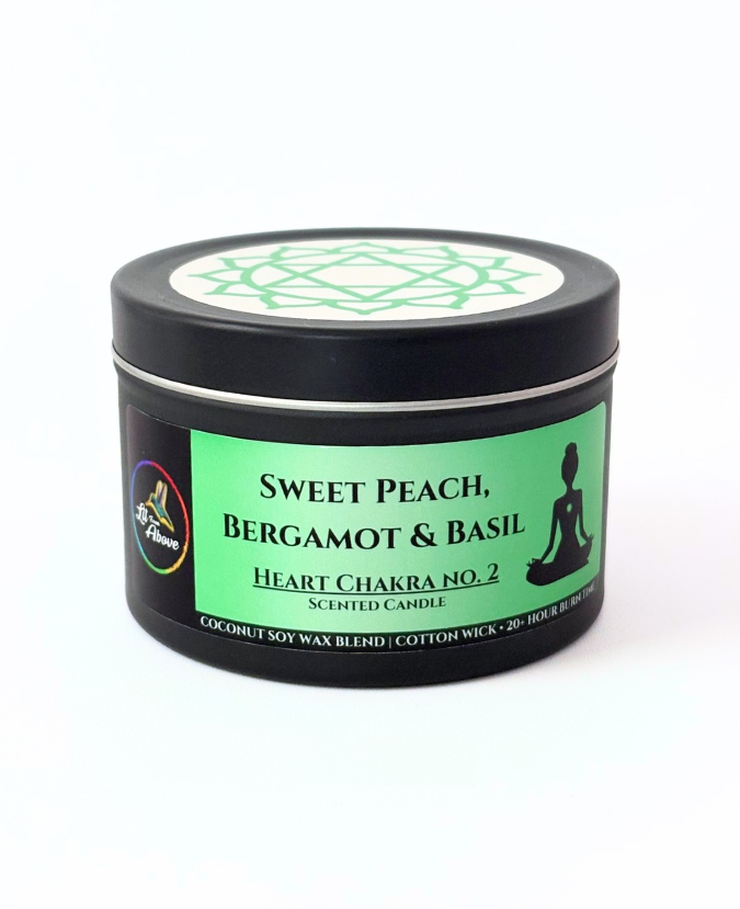 Sweet Peach, Bergamot & Basil - 6 oz