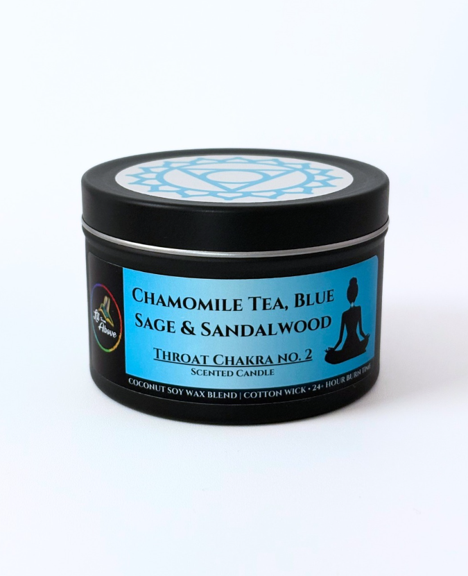 Chamomile Tea, Blue Sage & Sandalwood • 6 oz