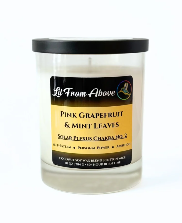 Pink Grapefruit & Mint Leaves • 10 oz