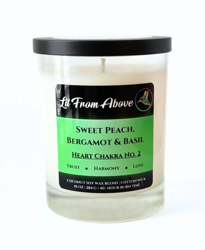 Sweet Peach, Bergamot & Basil - 10 oz