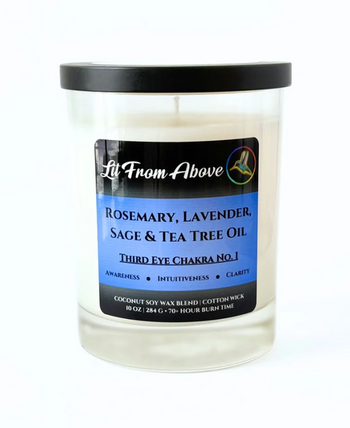 lavender tea tree oil blend Rosemary, Lavender, Sage & Tea Tree Oil • 10 oz – Lit From Above