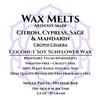3.2 oz Scented Coconut Soy Sunflower Wax Melts