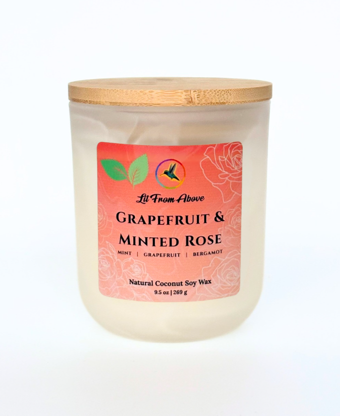Grapefruit & Minted Rose • 9.5 oz