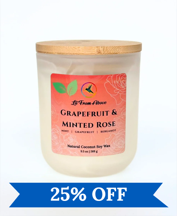 Grapefruit & Minted Rose • 9.5 oz