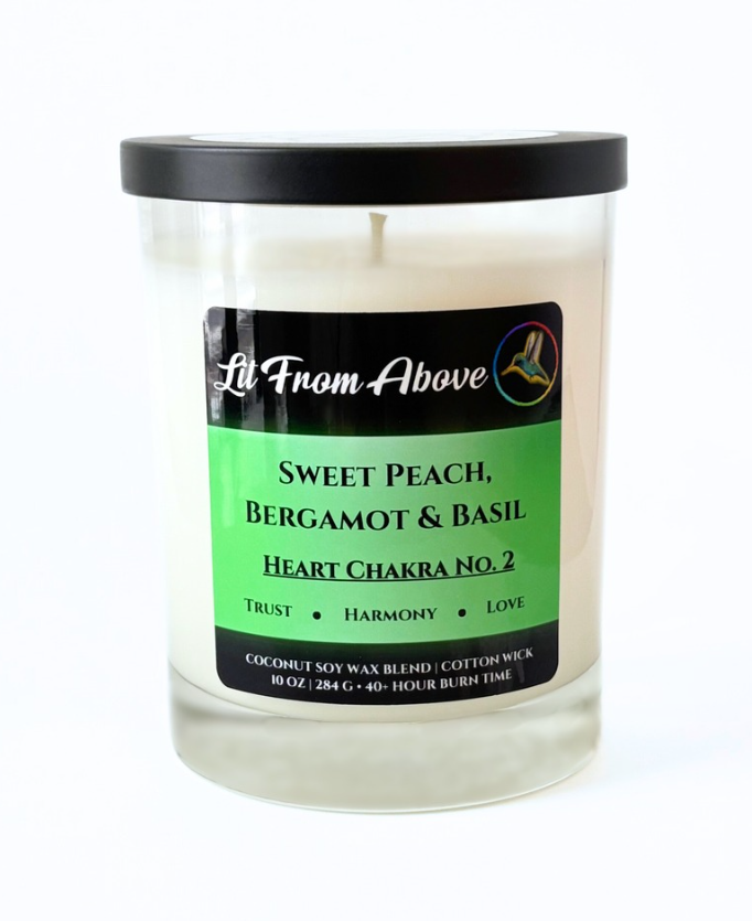 Sweet Peach, Bergamot & Basil • 10 oz