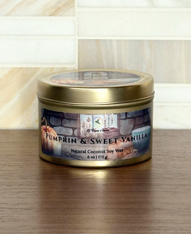 Pumpkin & Sweet Vanilla • 6 oz